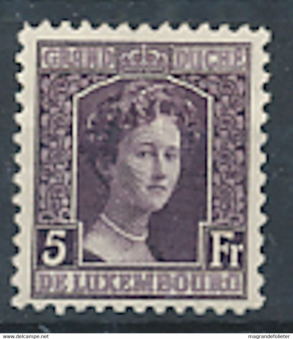 TIMBRE STAMP ZEGEL LUXEMBOURG GRANDE DUCHESSE ADELAÎDE No 109  XX CÔTE 45 EUROS - Collections