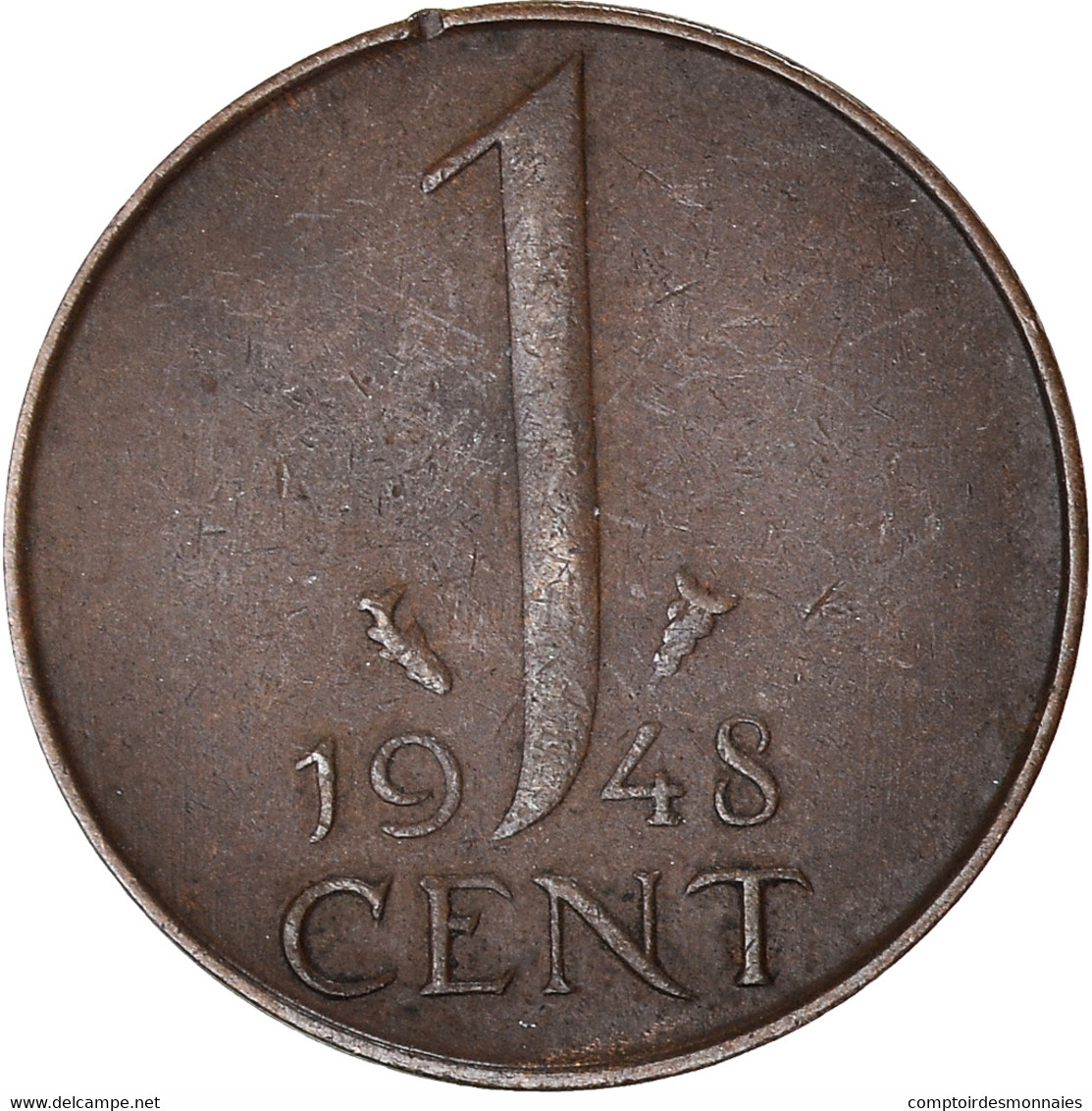 Monnaie, Pays-Bas, Cent, 1948 - 1840-1849: Willem II