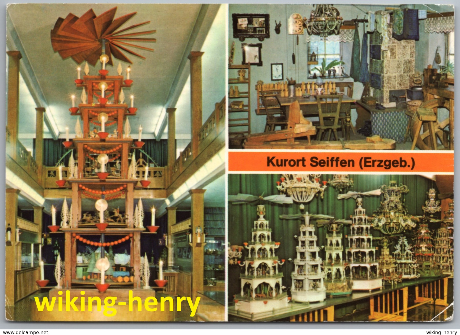 Seiffen - Mehrbildkarte 7   Erzgebirgisches Spielzeugmuseum - Seiffen