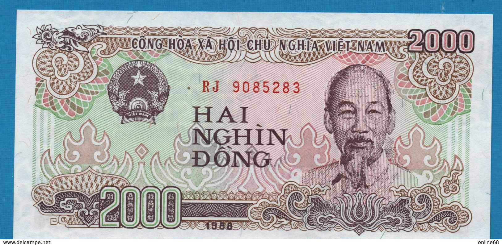 VIETNAM 2000 DONG 1988 # RJ9085283 P# 107a  Ho Chi Minh - Vietnam