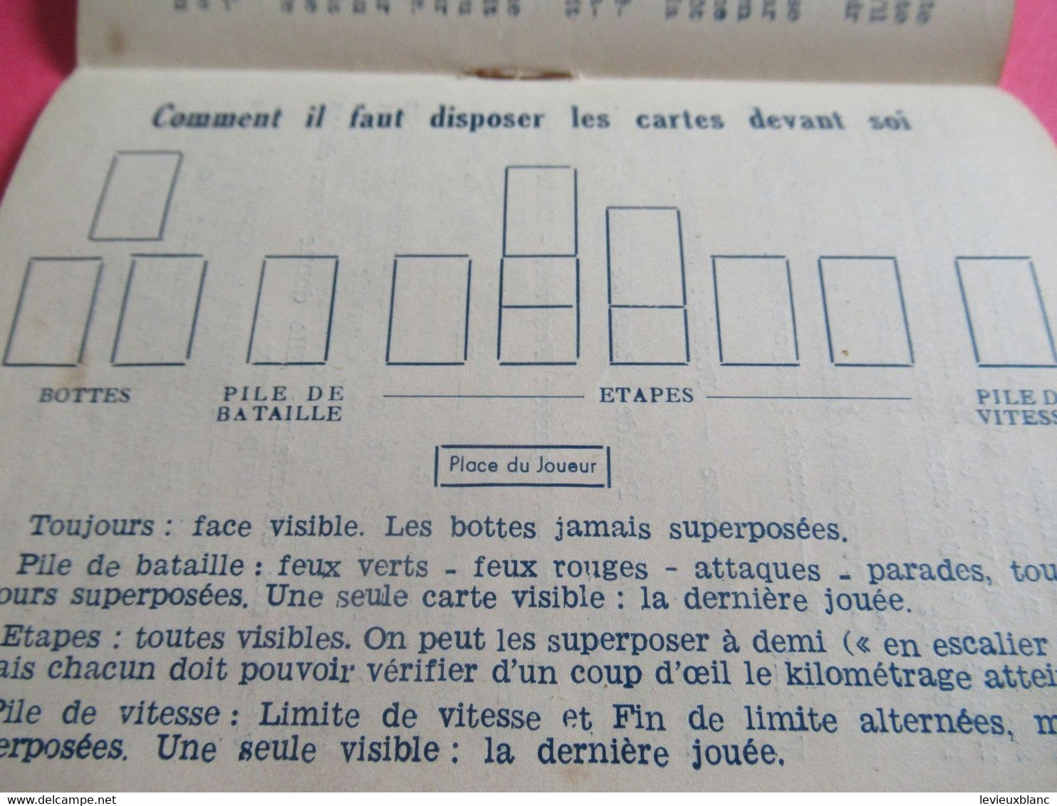 Petit Livret Des Règles Du Jeu De Mille Bornes / La Canasta De La Route/Edition DUJARDIN/Arcachon/ 1954        JE250 - Andere & Zonder Classificatie