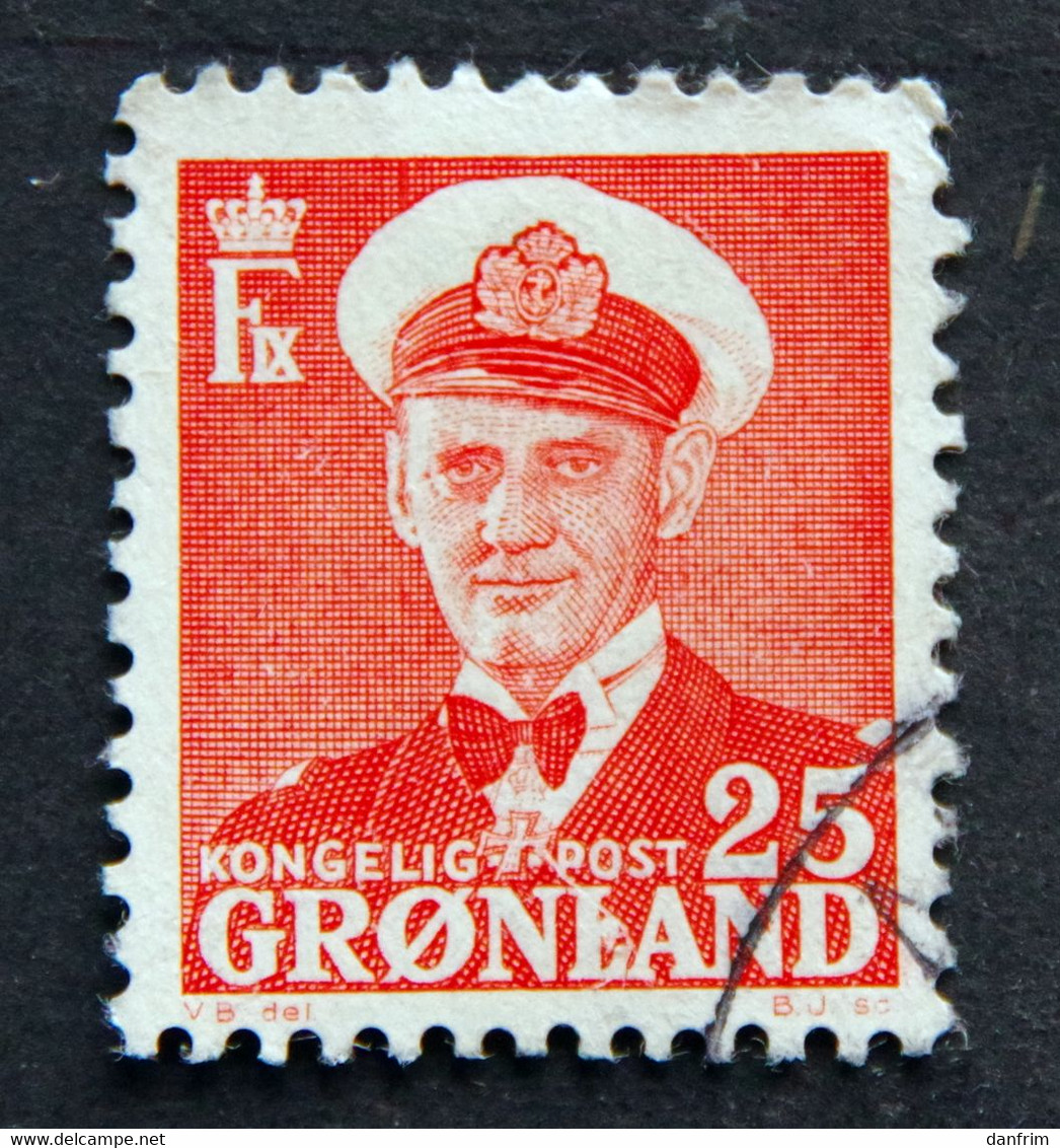Greenland 1950  King Frederik IX MiNr 32  (O) ( Lot E 2407 ) - Oblitérés