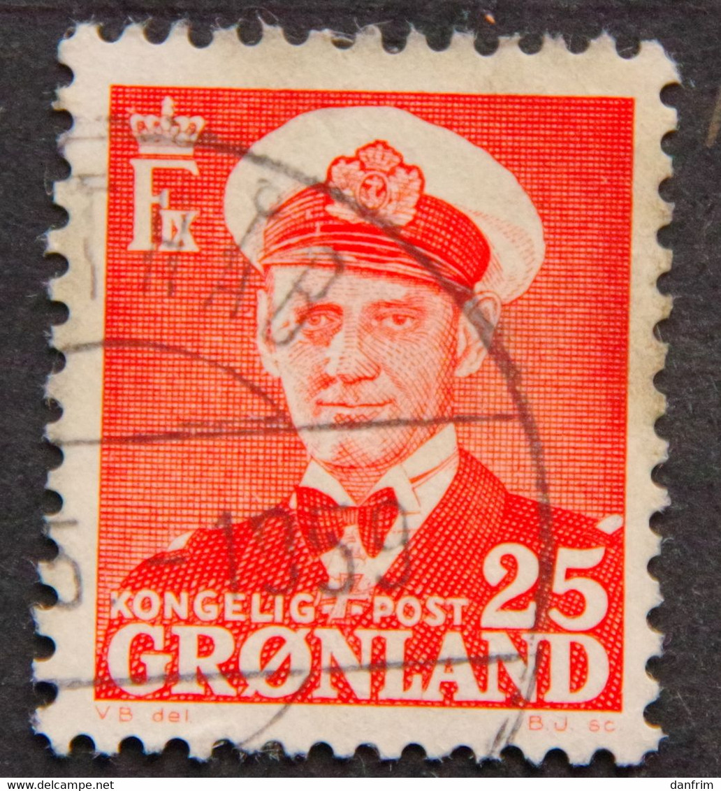 Greenland 1950  King Frederik IX MiNr 32 (O) ( Lot E 2412 ) - Oblitérés