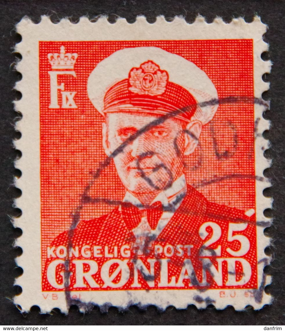 Greenland 1950  King Frederik IX MiNr 32 (O) ( Lot E 2413 ) - Oblitérés