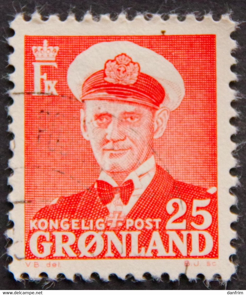 Greenland 1950  King Frederik IX MiNr 32 (O) ( Lot E 2417) - Oblitérés