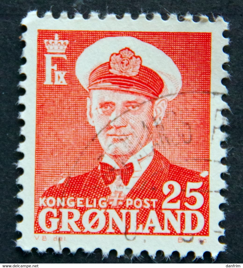Greenland 1950  King Frederik IX MiNr 32 (O) ( Lot E 2418) - Oblitérés