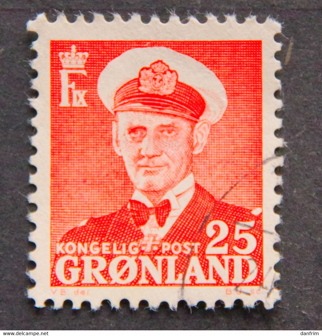 Greenland 1950  King Frederik IX MiNr 32 (O) ( Lot E 2419) - Oblitérés