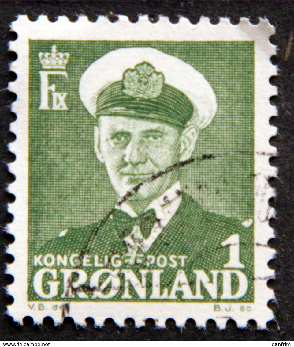 Greenland  1950  King Frederik IX  MiNr.28  ( Lot E 2421 ) - Used Stamps