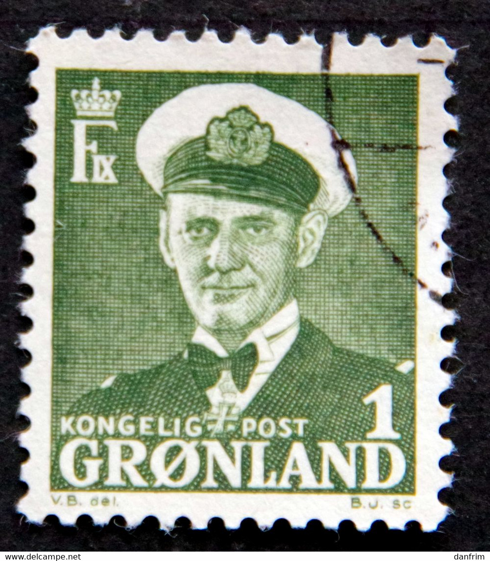 Greenland  1950  King Frederik IX  MiNr.28  ( Lot E 2426 ) - Used Stamps