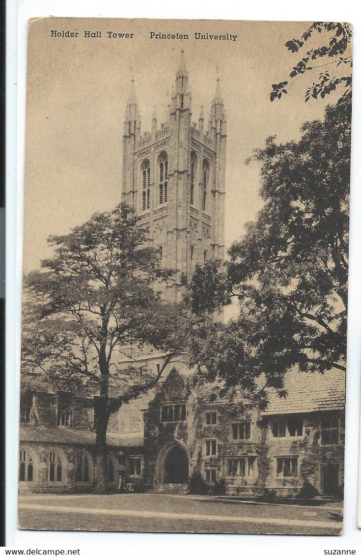 PRINCETON UNIVERSITY - Holder Hall Tower 1950 - Autres & Non Classés