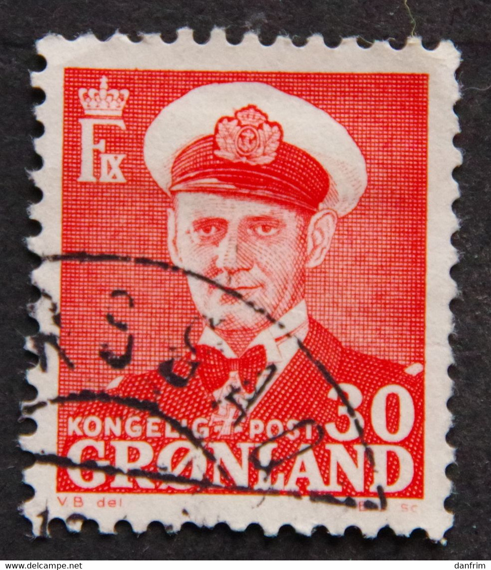 Greenland 1959  King Frederik IX MiNr 44 (O) ( Lot E 2428) - Oblitérés