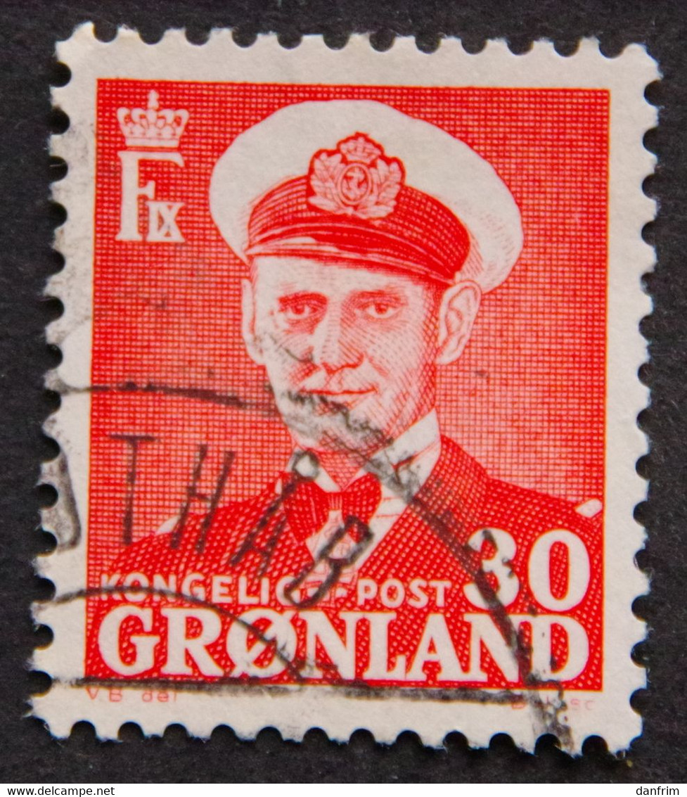 Greenland 1959  King Frederik IX MiNr 44 (O) ( Lot E 2429) - Oblitérés