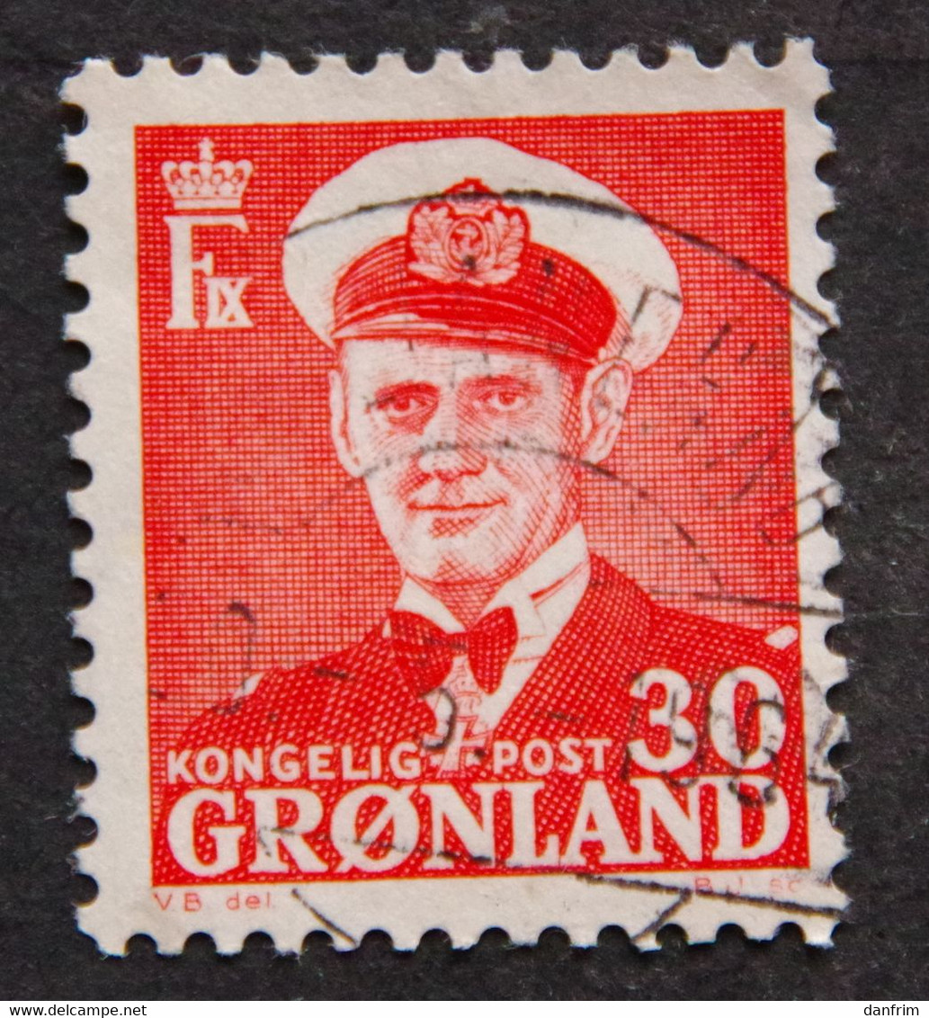 Greenland 1959  King Frederik IX MiNr 44 (O) ( Lot E 2430) - Oblitérés