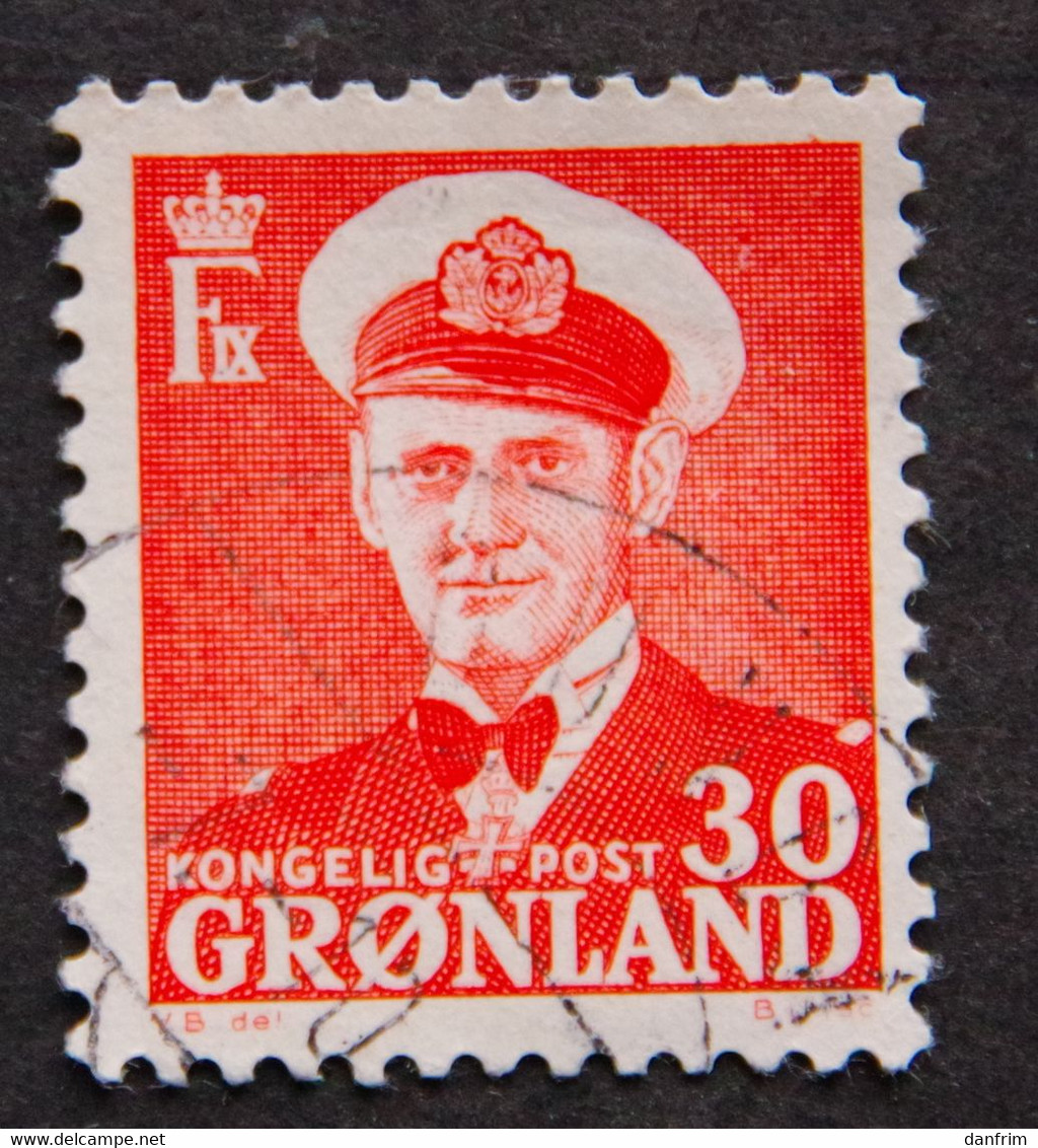 Greenland 1959  King Frederik IX MiNr 44 (O) ( Lot E 2432) - Oblitérés