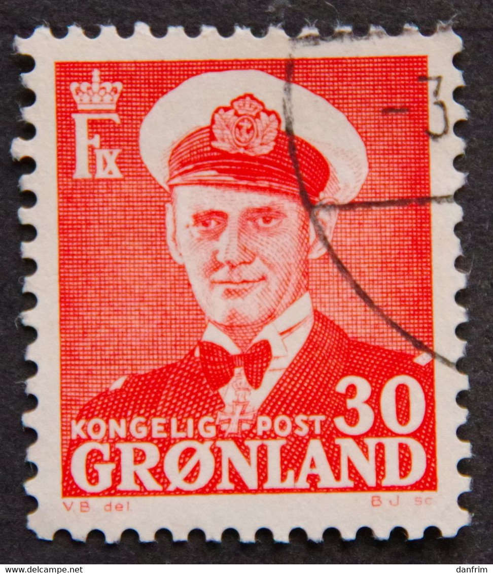 Greenland 1959  King Frederik IX MiNr 44 (O) ( Lot E 2434) - Oblitérés