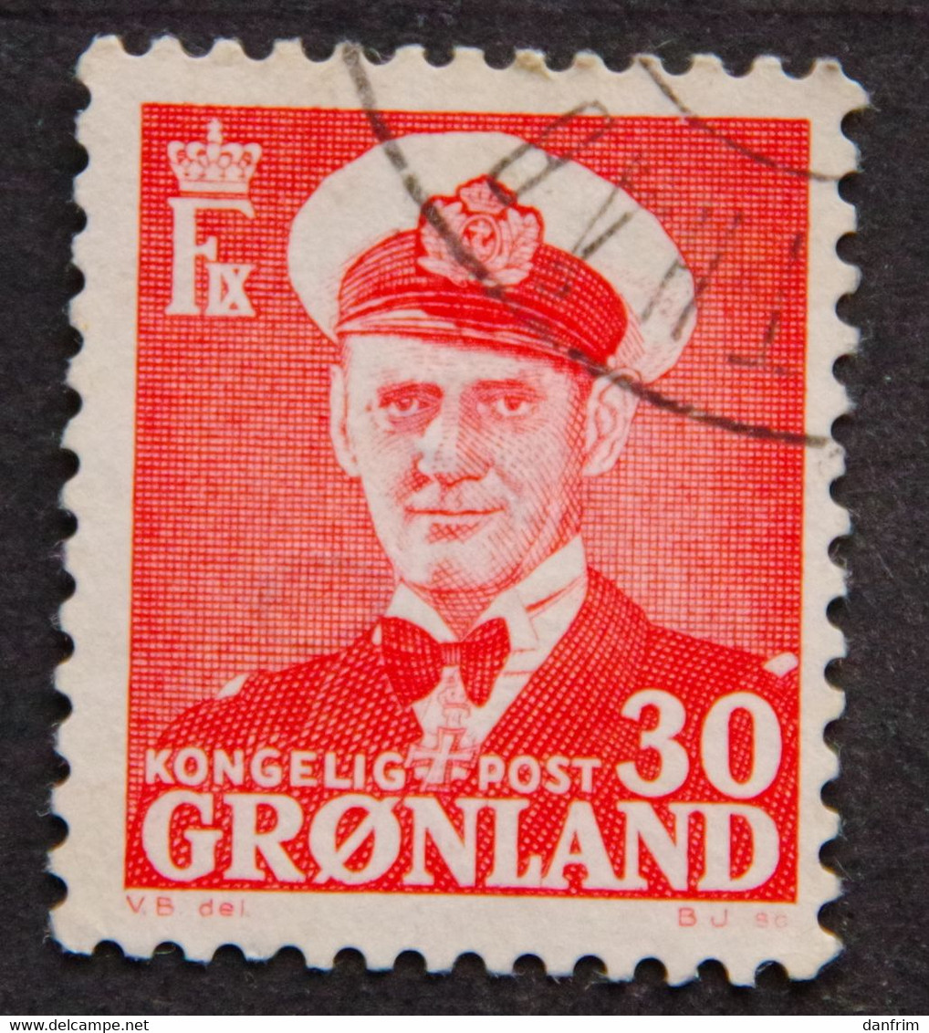 Greenland 1959  King Frederik IX MiNr 44 (O) ( Lot E 2435) - Oblitérés