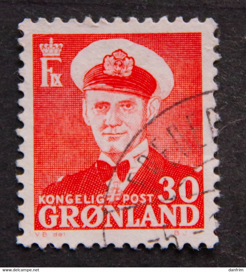 Greenland 1959  King Frederik IX MiNr 44 (O) ( Lot E 2437) - Oblitérés