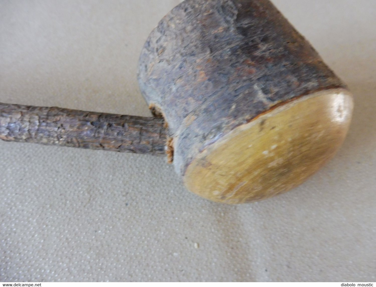 Pipe Originale En Bois Brut  Longueur = 27cm - Other & Unclassified