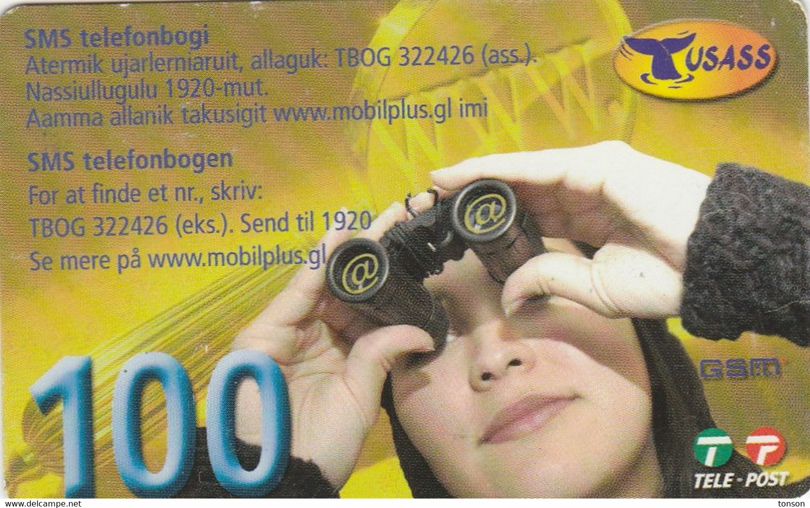 Greenland, PRE-GRL-1008, 100 Kr, Lady And Binoculars, Expiry 01-08-2008. - Groenlandia