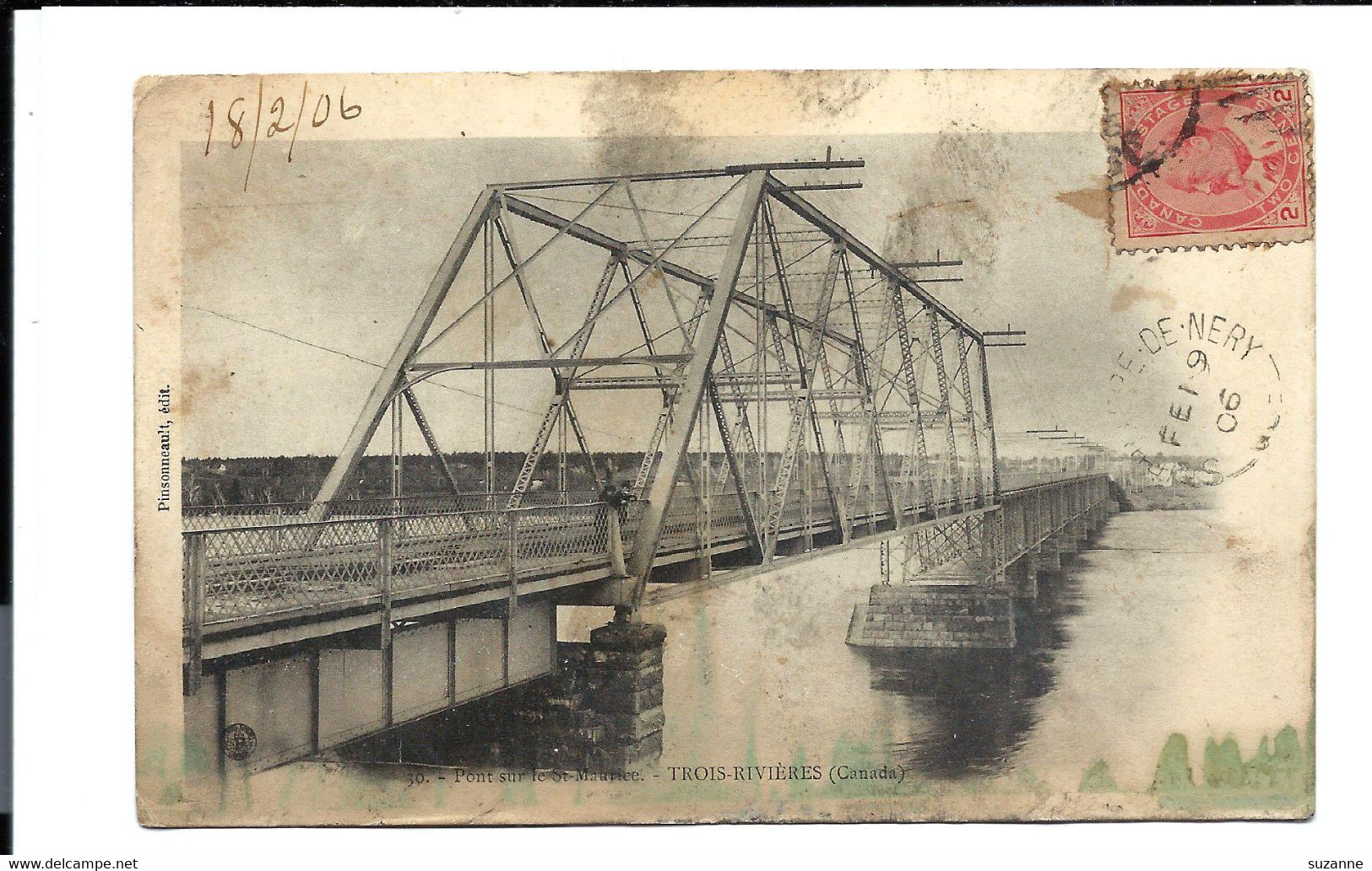 TROIS-RIVIÈRES - QUEBEC - Pont Sur Le St-Maurice 1906 - Trois-Rivières