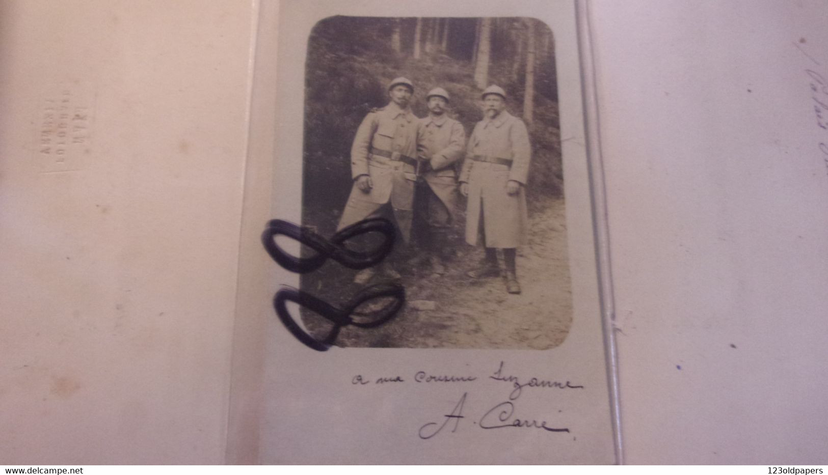 88 CARTE PHOTO BROUVELIEURES WWI POILUS  SOLDATS - Brouvelieures