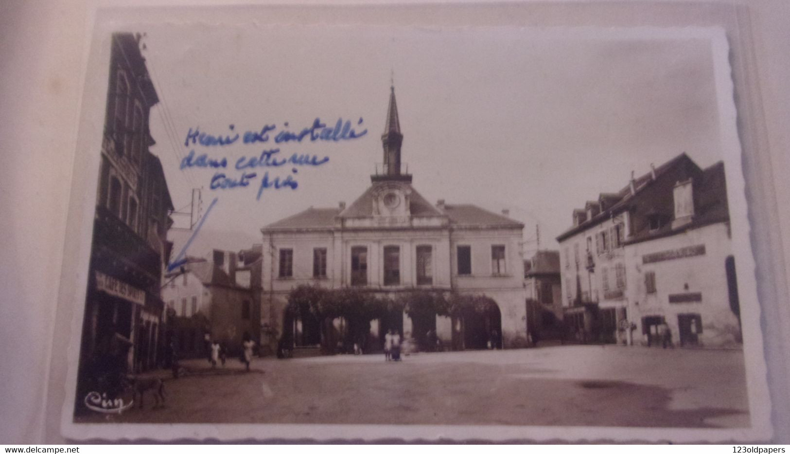 64 ARUDY PLACE DE LA MAIRIE 1943 - Arudy