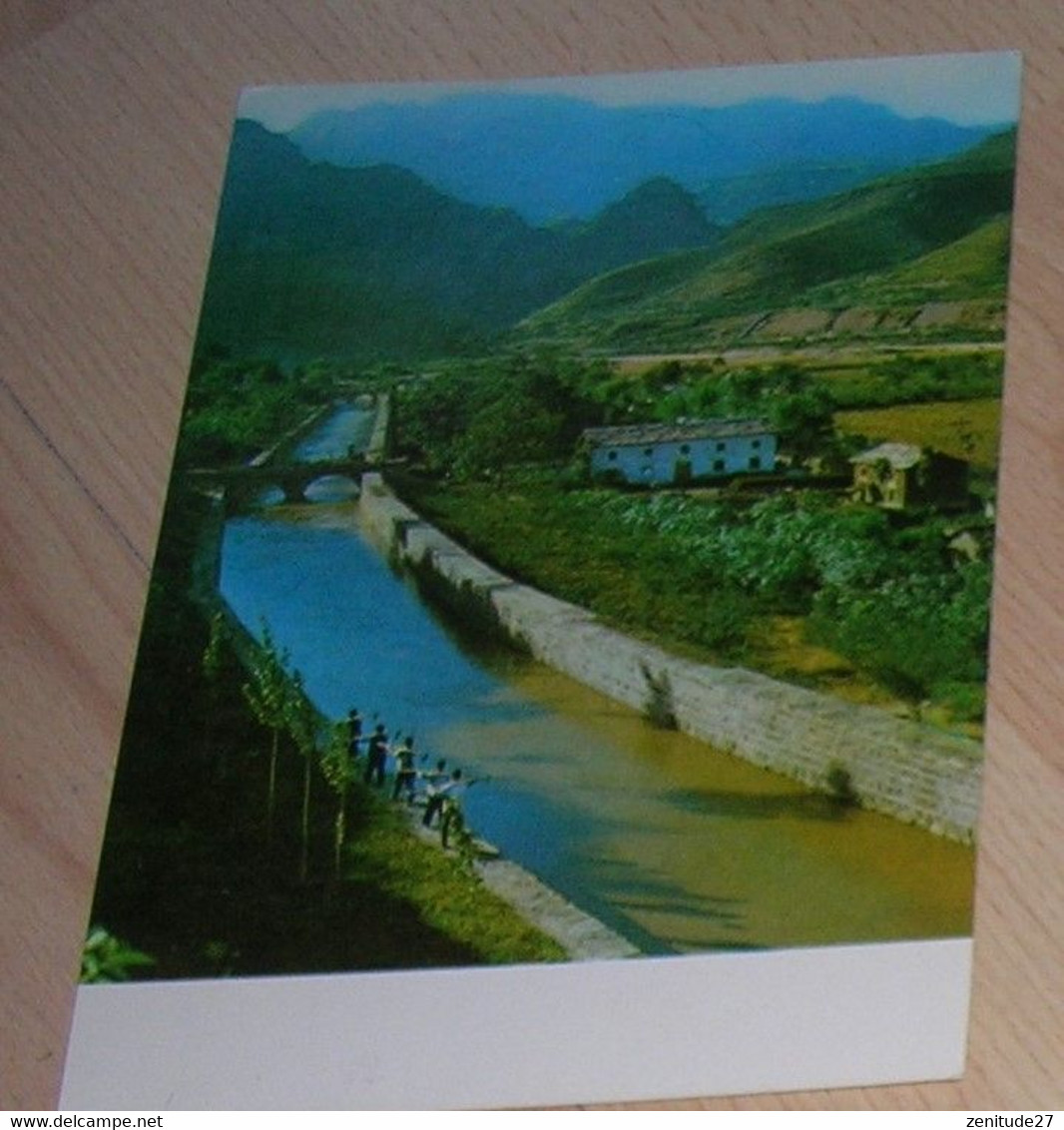 Province De Beijing - Carte Postale En Esperanto - La Irigacia Kanalo Ruga Flago - Esperanto