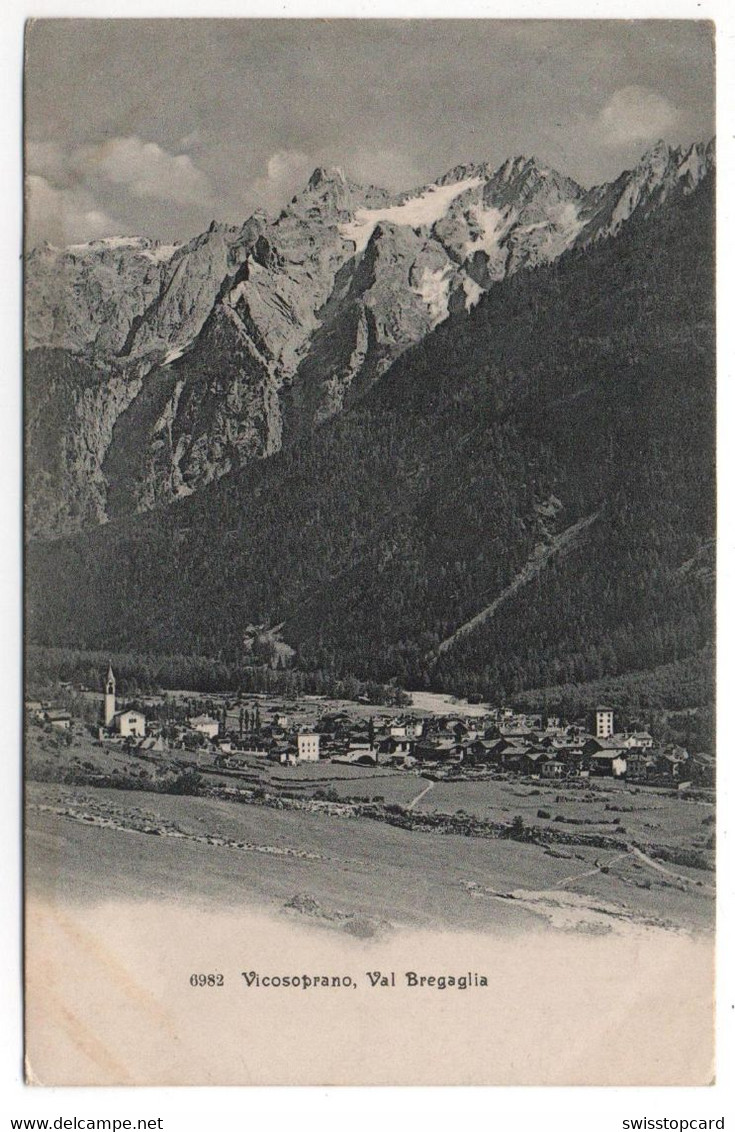 VICOSOPRANO (Bregaglia) Stempel Hotel Helvetia - Bregaglia