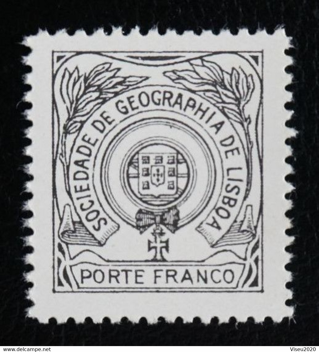 Portugal 1935 Emblema Da Sociedade De Geografia Com Cruz De Cristo Afinsa 18A MNH - RARE - FAKE? PROOF? - Ongebruikt