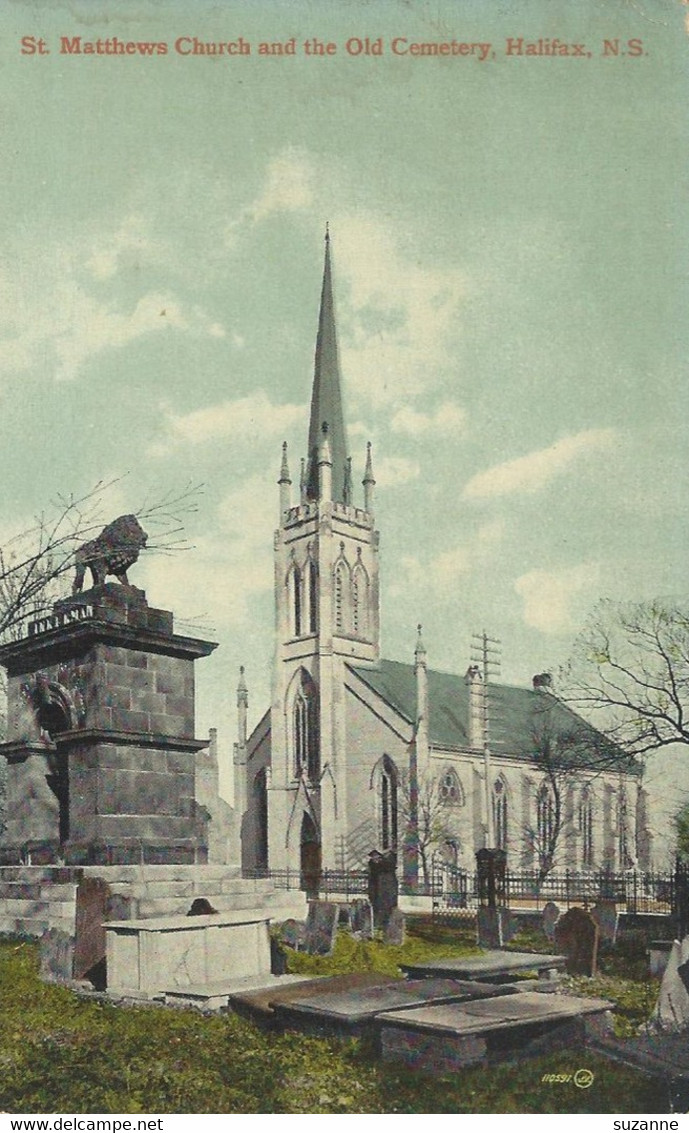 HALIFAX - St. MATTHEWS Church And The Old Cemetery - Halifax