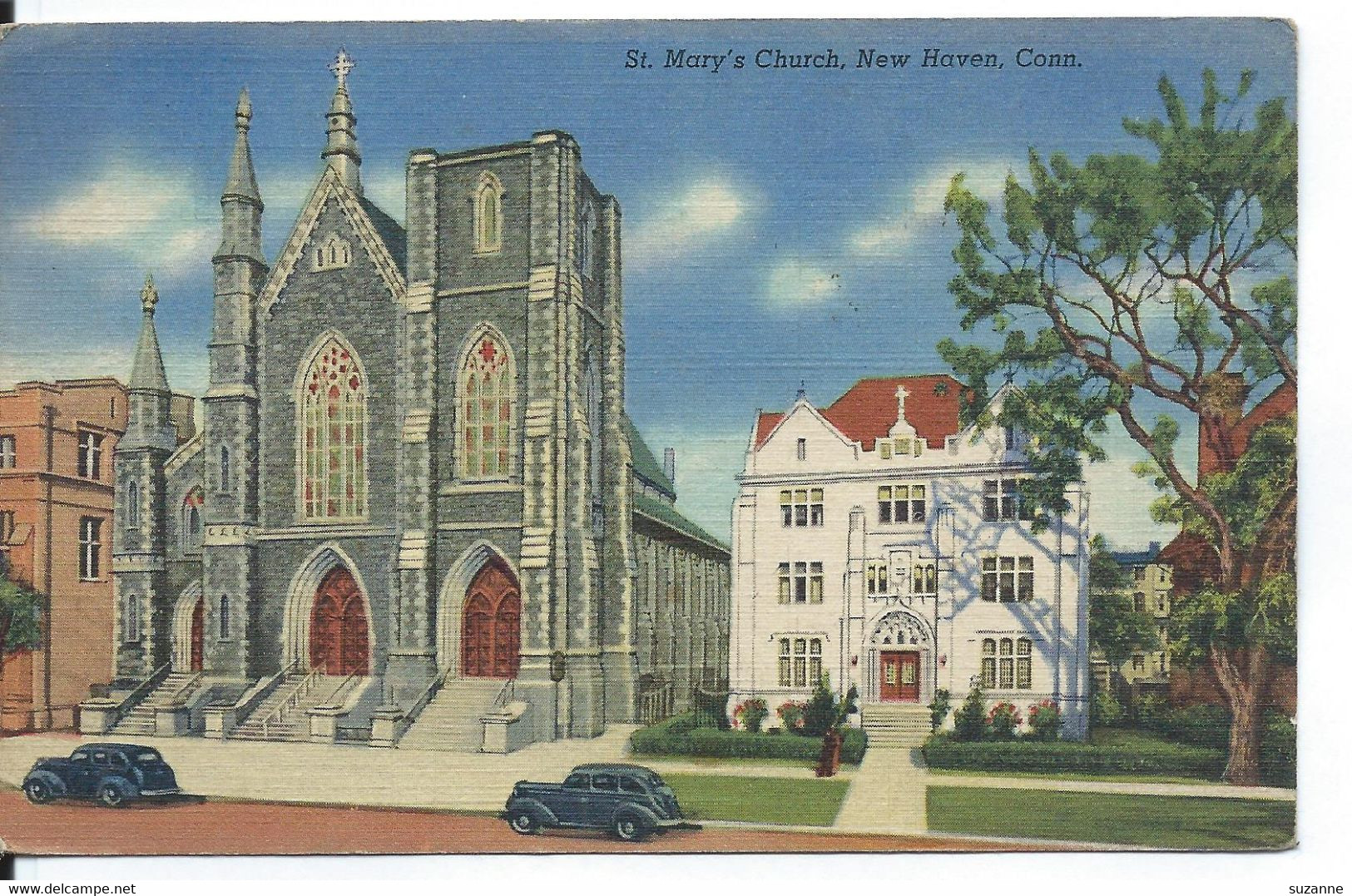 NEW HAVEN - 1944 - St. MARY's Church - New Haven