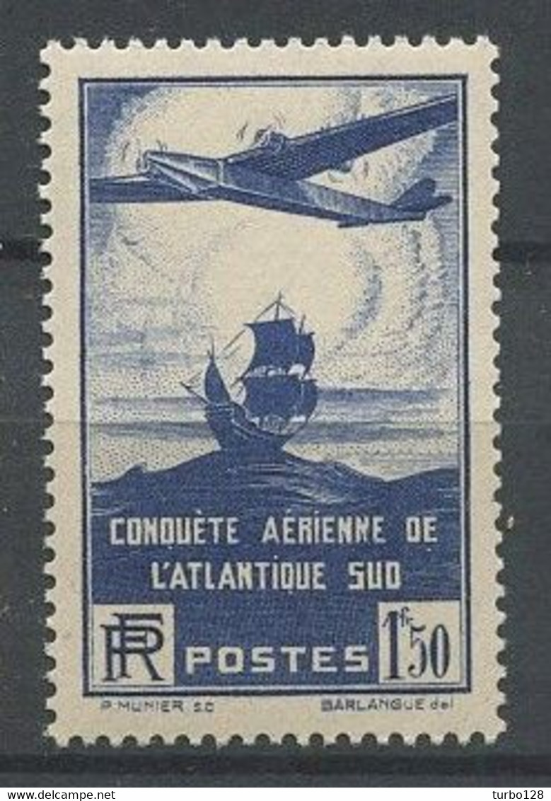 FRANCE 1936 N° 320 ** Neuf MNH Superbe C 40 € Avions Postaux Voilier Traversée Aérienne Atlantique Planes Sailboat - Neufs