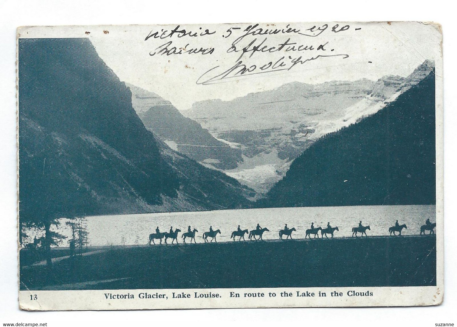 VICTORIA Glacier LAKE LOUISE 1920 - Lac Louise