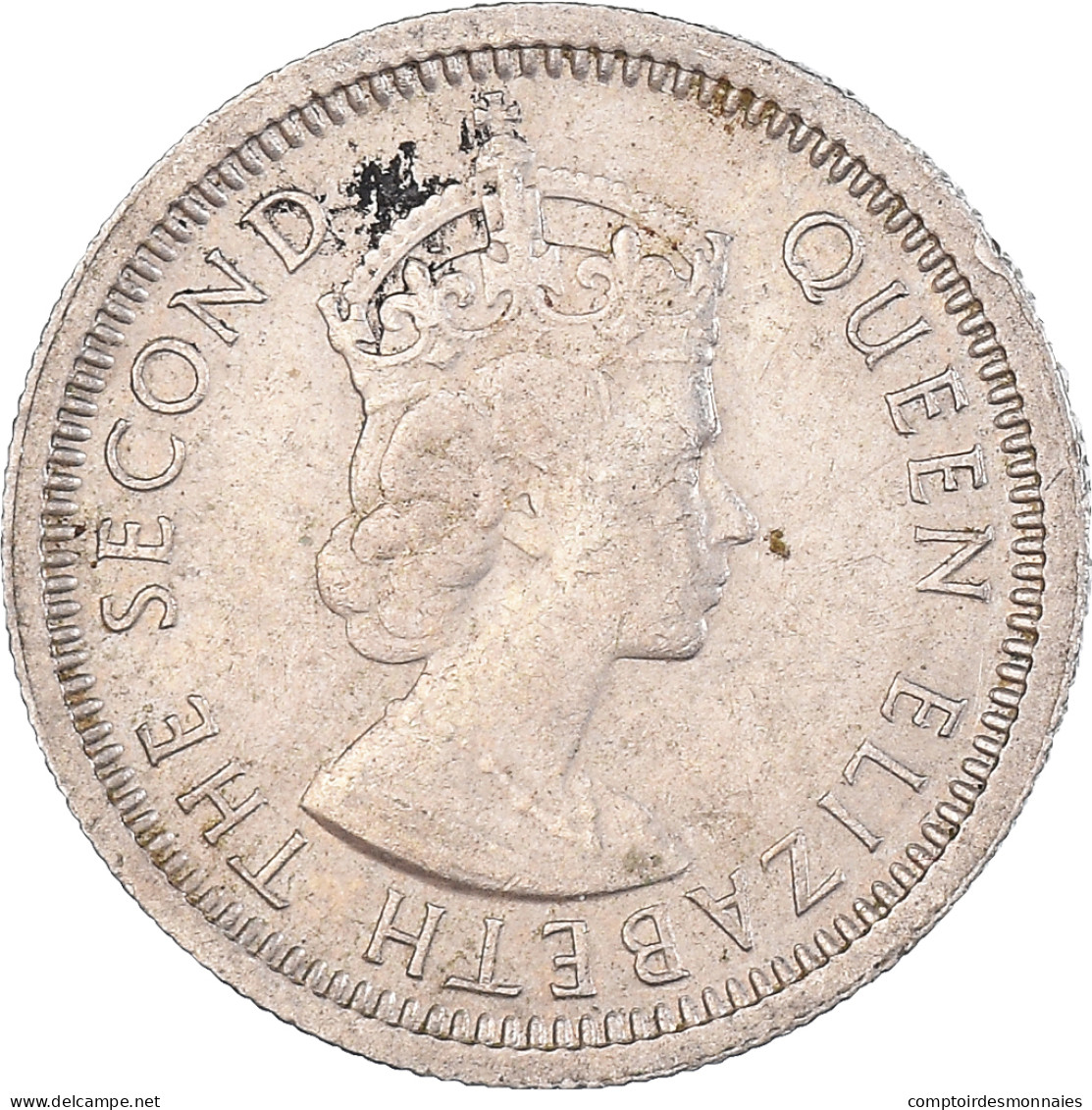 Monnaie, Etats Des Caraibes Orientales, 10 Cents, 1961 - Britse Caribische Gebieden