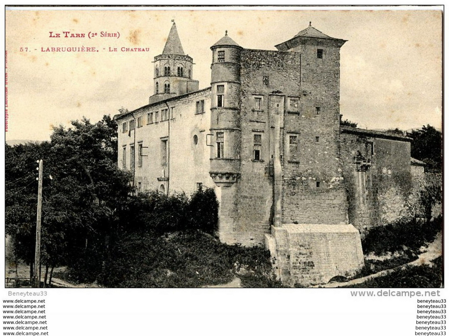 CPA (Réf. P502) LABRUGUIÈRE ( Tarn 81290) LE CHÂTEAU - Labruguière