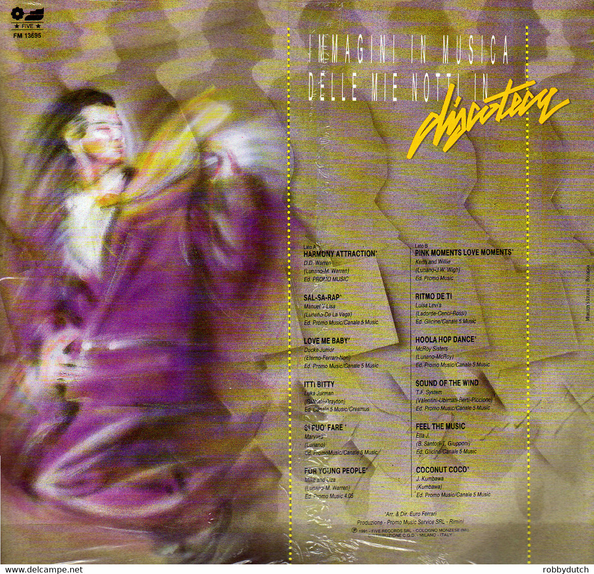 * LP *  IMMAGINI IN MUSICA DELLE MIE NOTTI IN DISCOTERY - VARIOUS  (Italy 1991 SS !!!) - Compilations