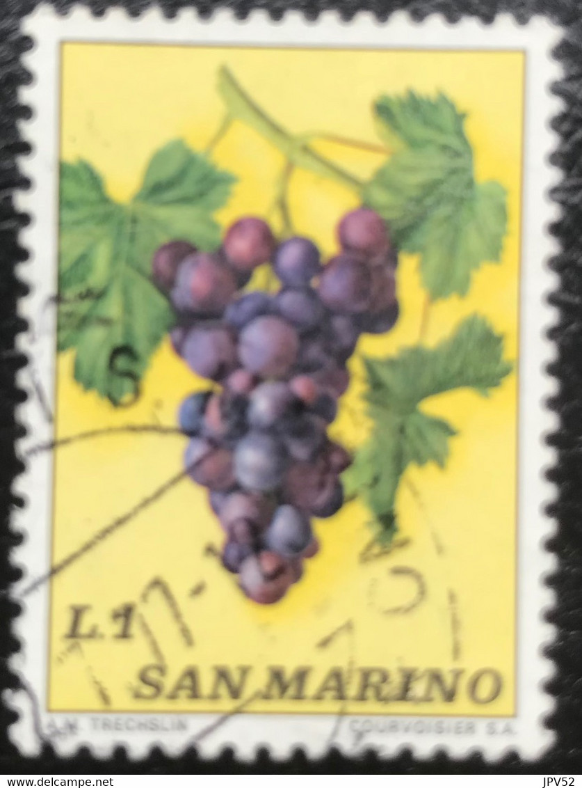 San Marino - C10/34 - (°)used - 1973 - Michel 1031 - Vruchten - Used Stamps