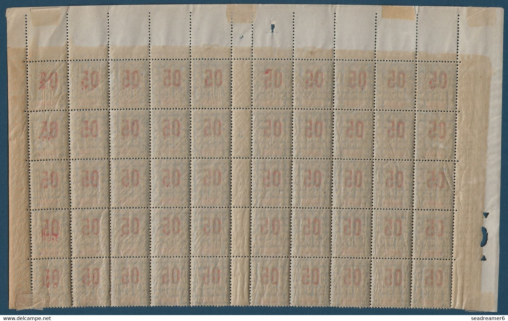 Colonies Groupe Anjouan Feuille Interpanneau N°22/22Aa**/* Millésime 3 Variétés :espacés, Grosse Tete Case 5 10 & 35 TTB - Unused Stamps