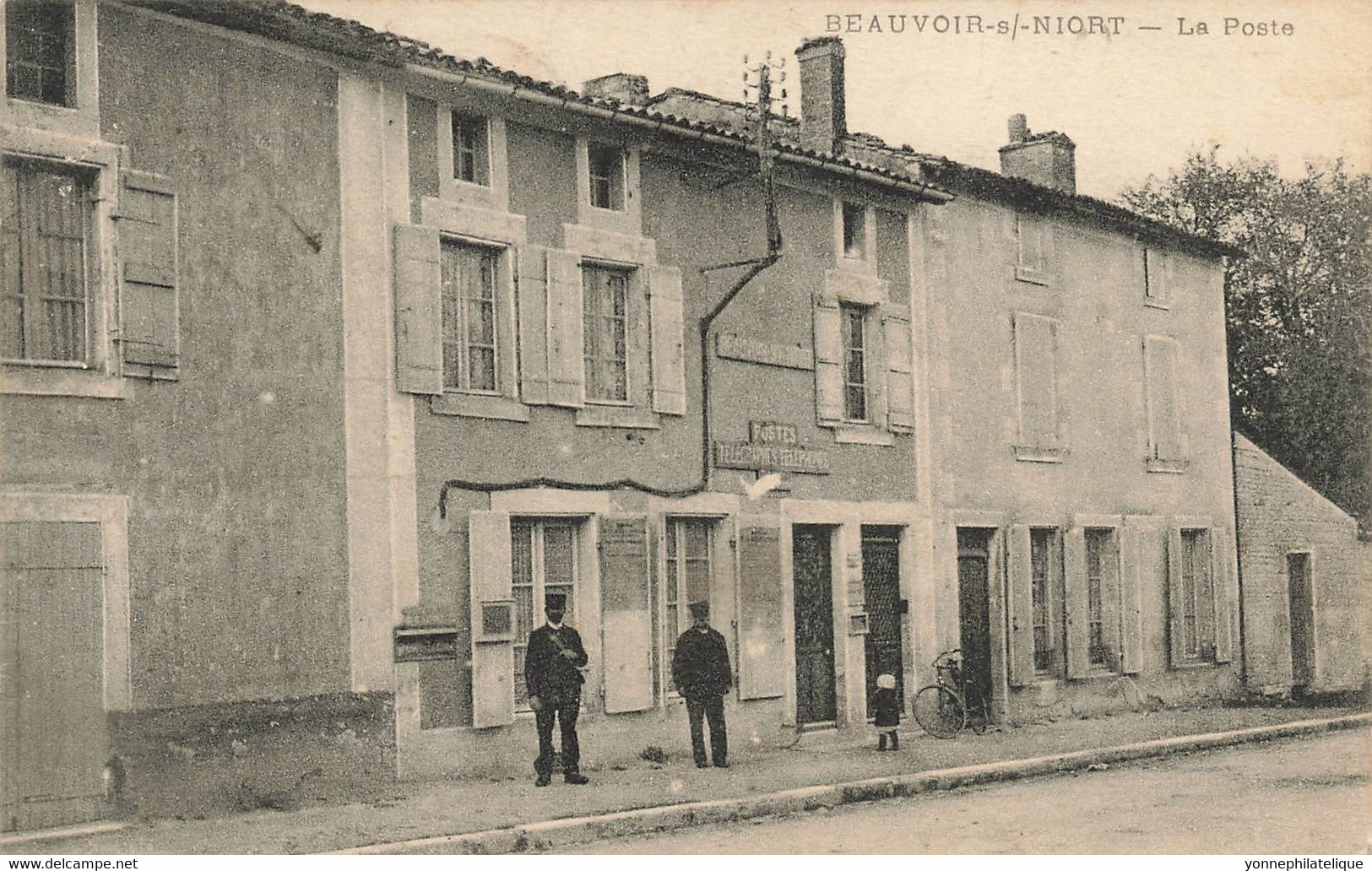 79 - DEUX-SÈVRES - BEAUVOIR-SUR-NIORT - La Poste - Superbe Animation Facteurs- 10032 - Beauvoir Sur Niort