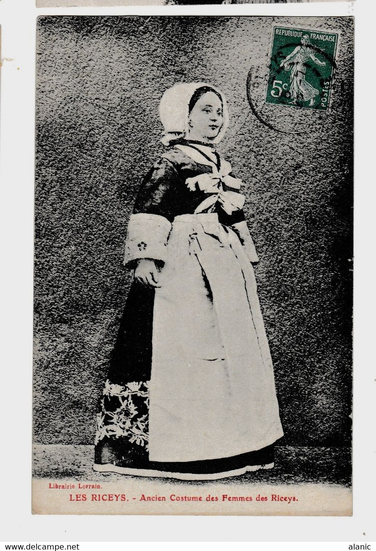 CPA-10-AUDE - Ancien Costume Des Femmes De Riceys (10) - 1907  Circulée- - Les Riceys