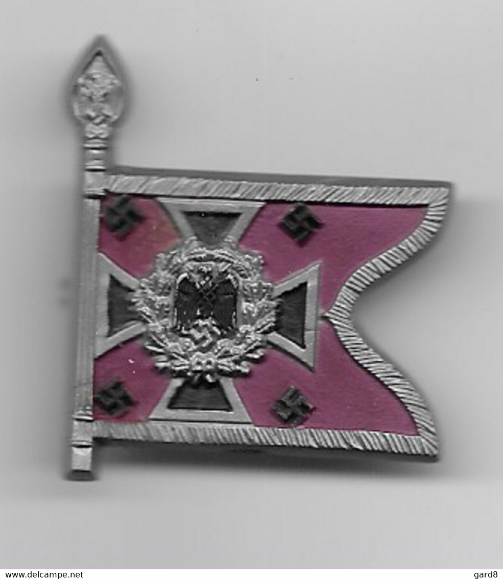 Insigne Du WHW  Petit Drapeau Des Nebeltruppe   - Propagande Du NSDAP - Deutsches Reich