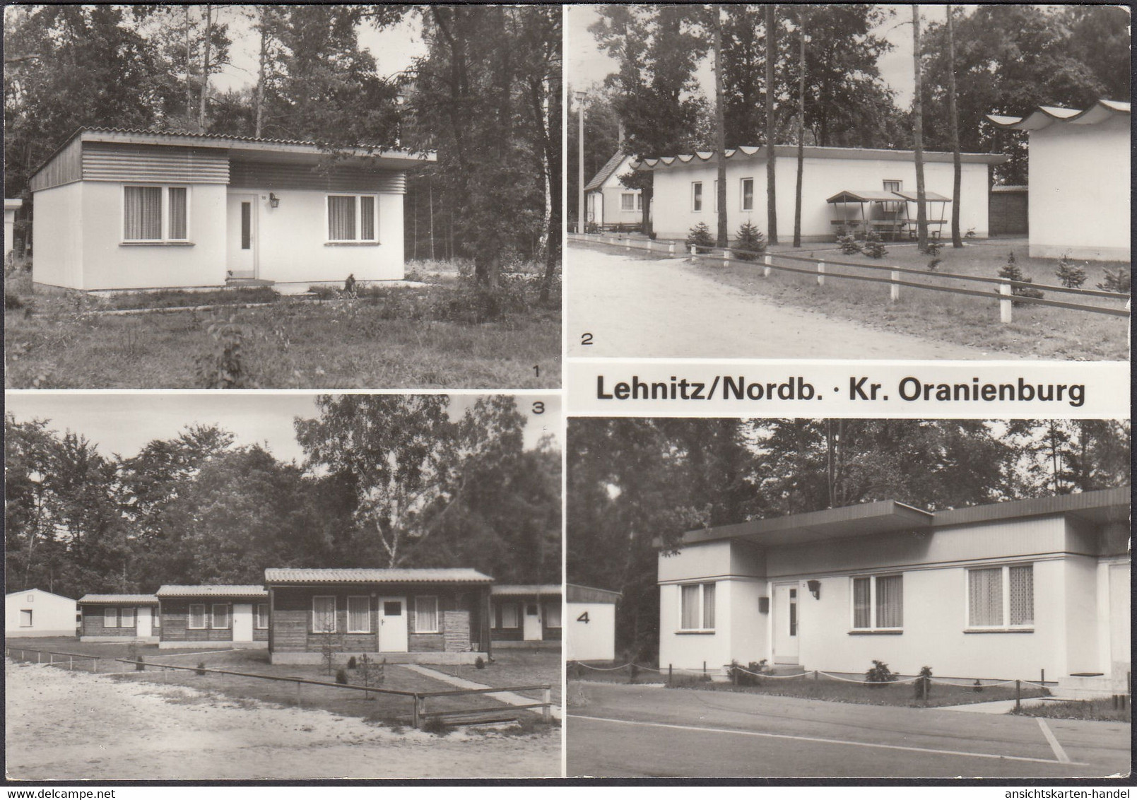 Lehnitz, Jugendtouristenzentrum, Siedlung, Bungalows, Ungelaufen - Lehnitz