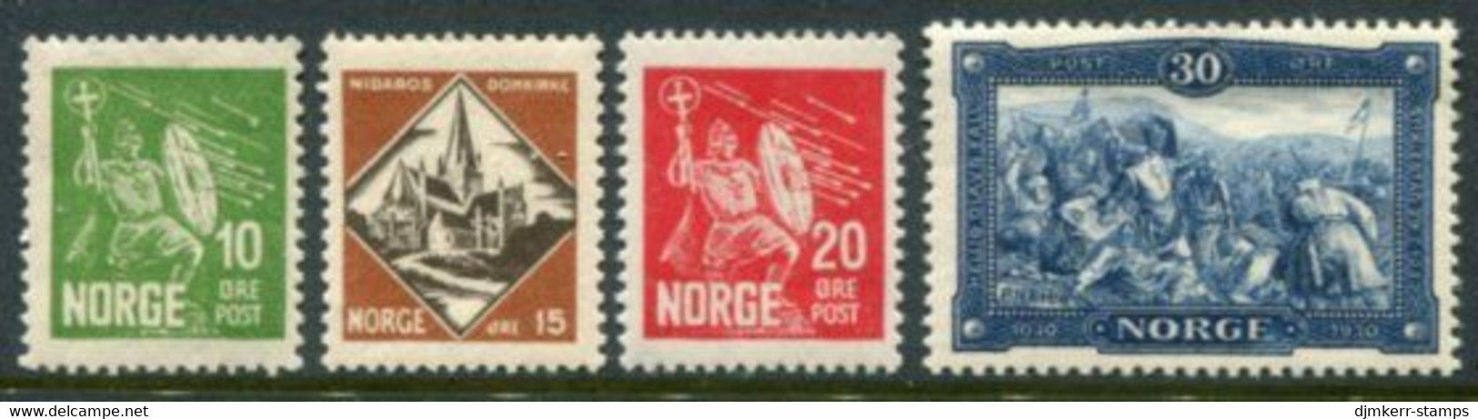 NORWAY 1930 King Olav 900th Anniversary MNH / **.  Michel 155-58 - Neufs