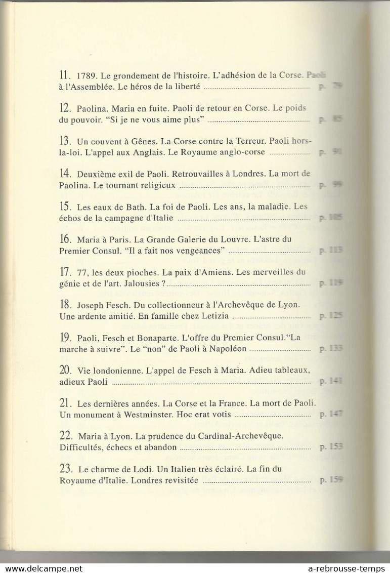 CORSE-L'autre Vie De Pascal Paoli-de Paul Michel Villa-Edition Alain Piazzola-1999 - Corse
