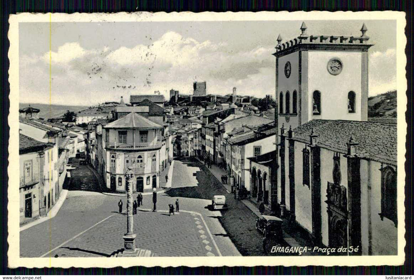 BRAGANÇA - Praça Da Sé.( Ed. De  Antonio Fernandes Miranda/ Cliché De Eduardo Correia) Carte Postale - Bragança
