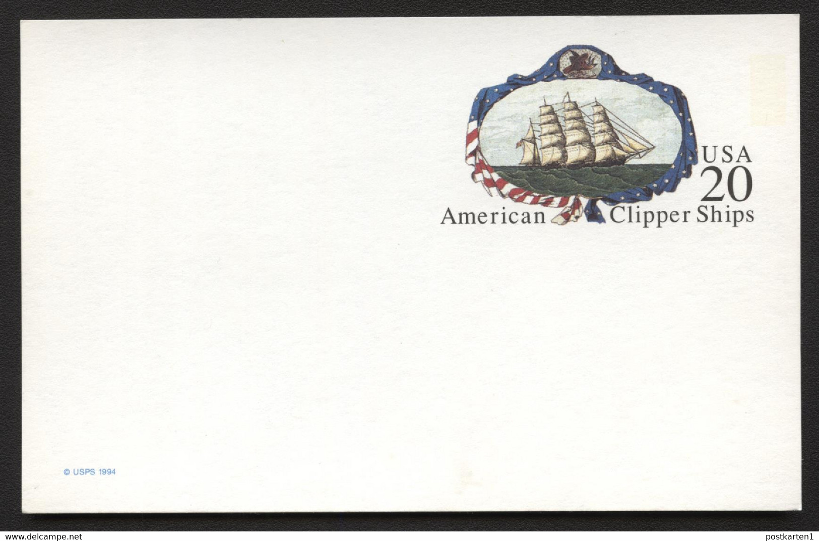 UX220 Postal Card CLIPPER GREAT REPUBLIC Mint 1995 - 1981-00