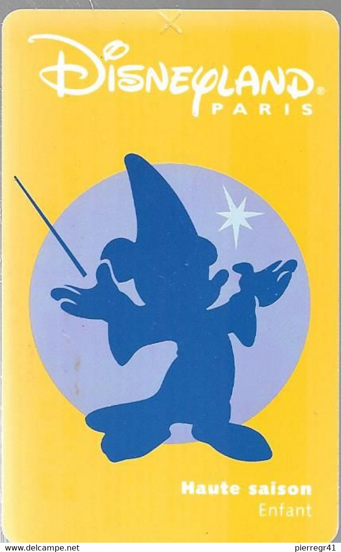 PASS--DISNEYLAND-1998-MICKEY ENFANT--V°-SPEOS-98032M-Valide ODYSSEE- TBE - Pasaportes Disney