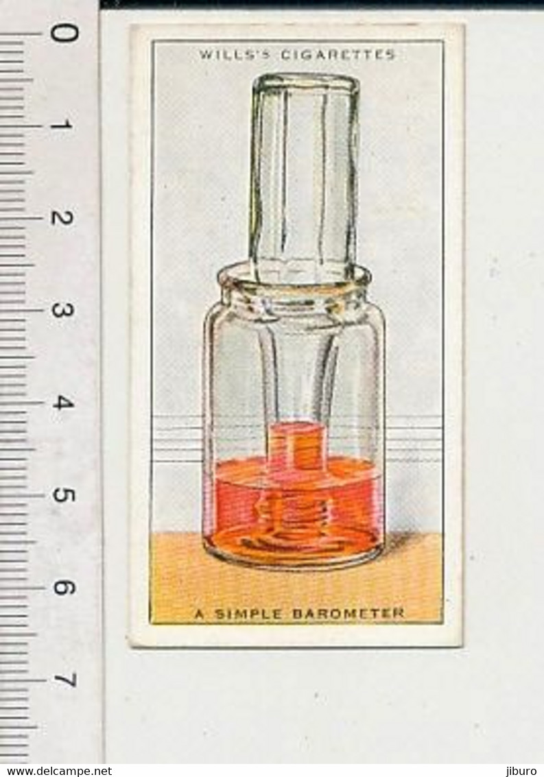 A Simple Barometer Baromètre Rustique Bouteille En Verre Verrerie 88/11 - Wills