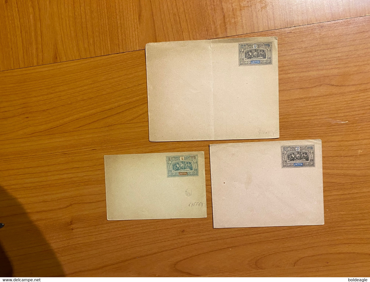 OBOCK - Lot De 3 Lettres - Entiers Postaux ( 5 Et 25c ) - Brieven En Documenten