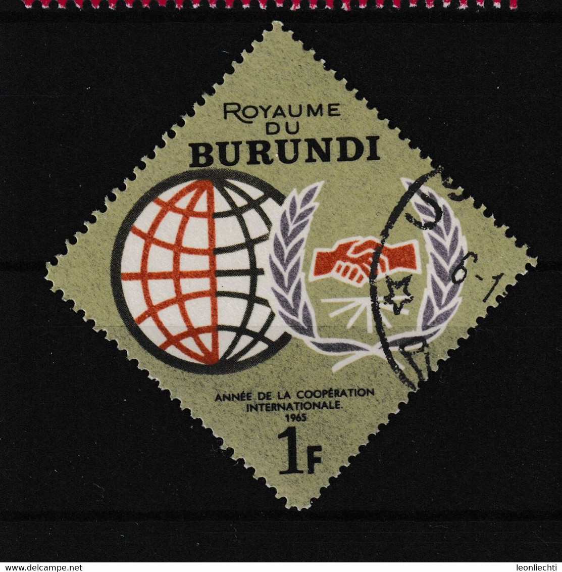 1965 Royaume Du Burundi.Y&T: 161° International Cooperation Year. / Jahr Der Internationalen Zusammenarbeit. - Gebruikt